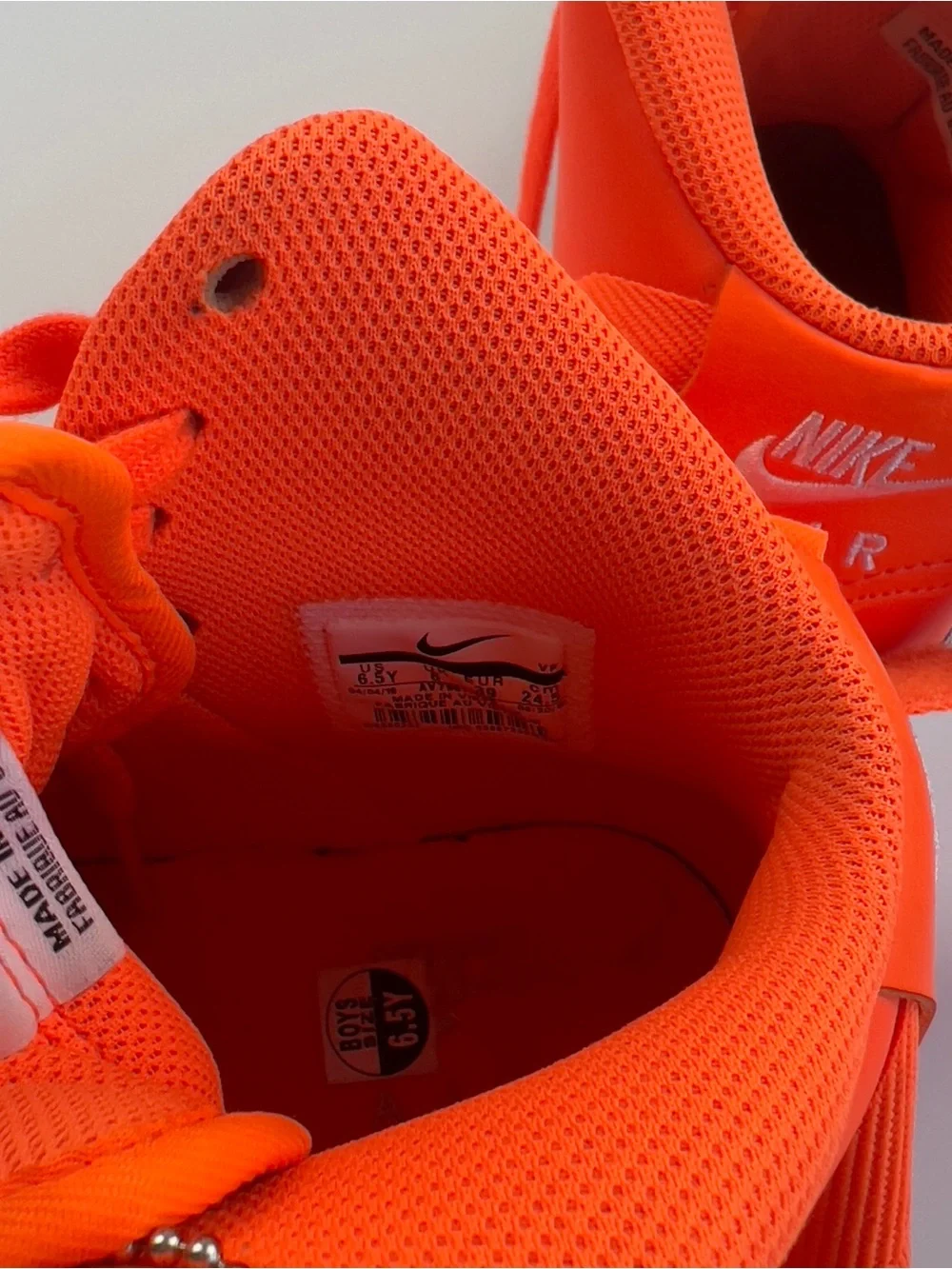 Nike Air Force 1 High LV8 Just Do It Pack Orange 6.5Y